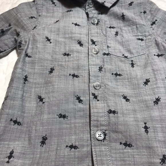 🤖 Robot button up - Picture 3 of 4